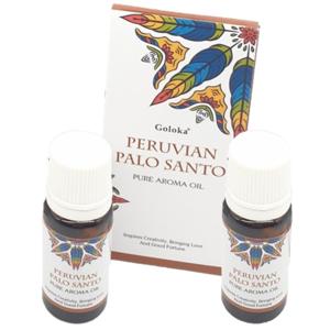 Geurolie Palo Santo - 2x stuks - flesje - 10 ml - oliebrander geur - geurbrander navulling