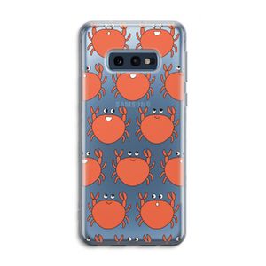 Krab: Samsung Galaxy S10e Transparant Hoesje
