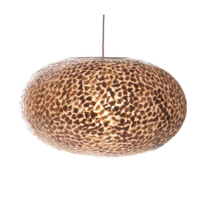 Hanglamp Wangi Gold UFO in twee maten