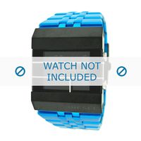 Diesel horlogeband DZ7229 Roestvrij staal (RVS) Blauw 35mm - thumbnail