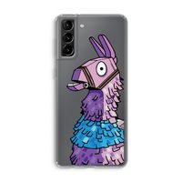 Lama: Samsung Galaxy S21 Plus Transparant Hoesje