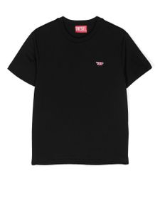 Diesel Kids t-shirt à logo brodé - Noir