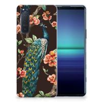 Sony Xperia 5II | TPU Hoesje | Pauw met Bloemen