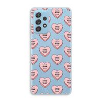 Chicks before dicks: Samsung Galaxy A73 Transparant Hoesje