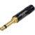 Neutrik NP2CM-B 1/4&apos;&apos; MIL-Plug-642/4 2POLE Black Mono jackplug 6.3 mm