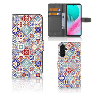 Samsung Galaxy M54 Bookcase Tiles Color