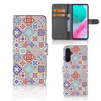 Samsung Galaxy M54 Bookcase Tiles Color - thumbnail