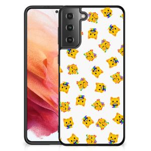 Back Case voor Samsung Galaxy S21 Katten Emojis