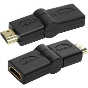 LogiLink AH0011 HDMI Adapter [1x HDMI-stekker - 1x HDMI-bus] Zwart