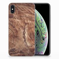 Apple iPhone Xs Max | Bumper Hoesje | Tree Trunk