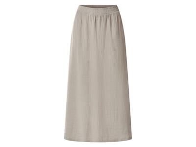esmara Mousseline dames rok (Beige, L (44/46))
