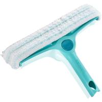 Leifheit 51320 4-in-1 raamreiniger met microvezelvlies, 32 cm raamwisser met gepatenteerde kozijnreinigingsfunctie