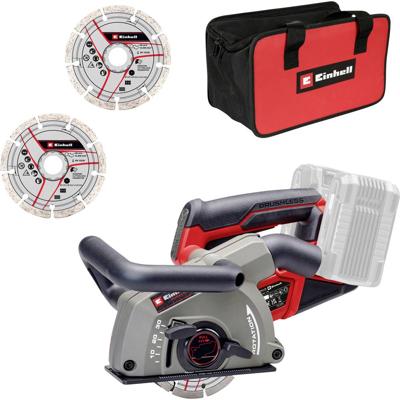 Einhell Professional Power X-Change TP-MA 36/30 Li BL - Solo 4350800 Accu-muurgroeffrees 125 mm Zonder accu, Zonder lader, Incl. tas, Incl. doorslijpschijf,