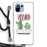I love cacti: Xiaomi Mi 11 Lite Transparant Hoesje met koord