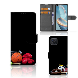 OPPO Reno4 Z Wallet Case met Pasjes Sports