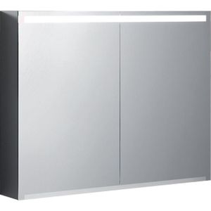 Geberit Option spiegelkast 2 dubbelzijdige spiegeldeuren met led verlichting 90x70x15cm 500.583.00.1