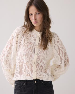 Summum Blouse Flowerlace 2s3191-12300 Blouse 122 Ivory