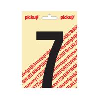 Plakcijfer Nobel 120mm zwart 7 - Pickup