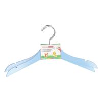 Storage Solutions kledinghangers voor kinderen - 2x stuks - hout - Klerenhangers - blauw