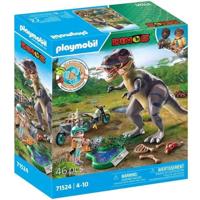PLAYMOBIL 71524 Ontdekkingsreiziger met motor en tyrannosaurus - thumbnail