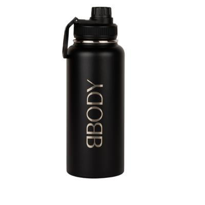 BBody Stainless Steel Bottle L Zwart 1St