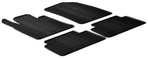 Rubbermatten passend voor Peugeot 508 2011- (T-Design 4-delig + montageclips) GL0156