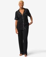 HEMA Damespyjamabroek Viscose Zwart (zwart) HEMA Damespyjamabroek Viscose Zwart (zwart)