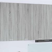 Hangkast Riga Sonoma Eik en Wit 50 x 31 x 100 cm Bewerkt hout