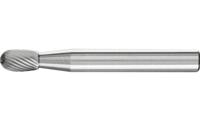 PFERD 21134856 Freesstift Druppel Lengte 50 mm Afmeting, Ø 6 mm Werklengte 10 mm Schachtdiameter 6 mm