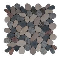 Stabigo Pebble S sliced tumb honed mix CTBBR 30x30 cm