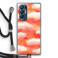 Lichte Wolken: Oppo Find X3 Neo Transparant Hoesje met koord