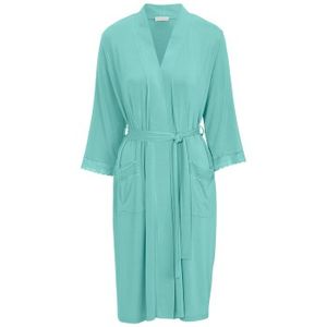 Damella Viscose Plain Lace Robe