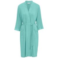 Damella Viscose Plain Lace Robe