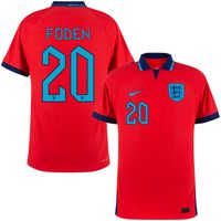 Engeland Dri Fit ADV Match Shirt Uit 2022-2023 + Foden 20