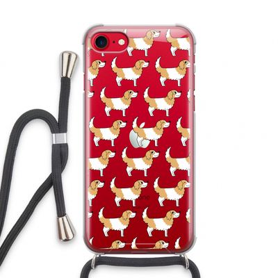 Doggy: iPhone SE 2020 Transparant Hoesje met koord