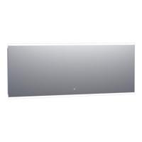 Brauer Jasper Spiegel - Rechthoekig - 180 cm - met Directe LED-Verlichting - Dimbaar - met Touchbediening