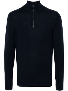 Calvin Klein pull en maille à logo brodé - Bleu