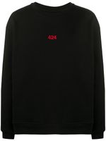 424 sweat à logo imprimé - Noir