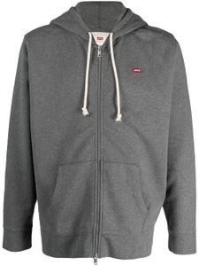 Levi's hoodie zippé à patch logo - Gris