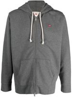 Levi's hoodie zippé à patch logo - Gris - thumbnail