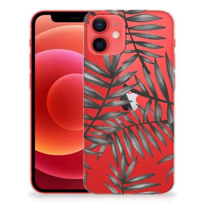 iPhone 12 Mini | TPU Case | Leaves Grey iPhone 12 Mini | TPU Case | Leaves Grey