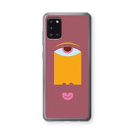 Mono V: Samsung Galaxy A31 Transparant Hoesje