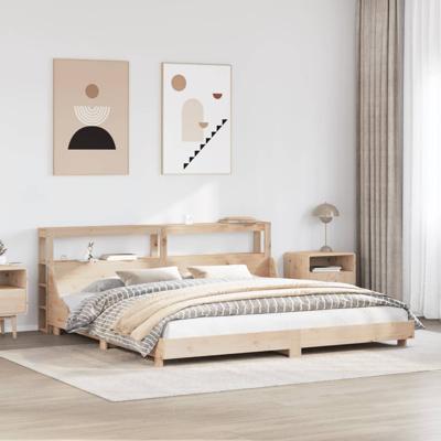 Bedframe zonder matras massief grenenhout 180x200 cm