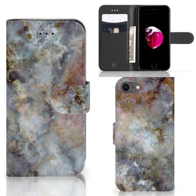 iPhone 7 | 8 | SE (2020) | SE (2022) | Bookcase | Marmer Grijs