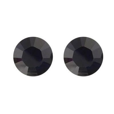 Biba Oorbellen met Swarovski Steentje Dark Indigo
