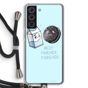 Best Friend Forever: Samsung Galaxy S21 FE Transparant Hoesje met koord