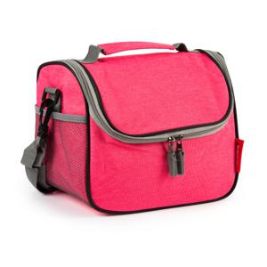 Koeltas/lunchtas Callela - rood - 6.5 liter - 17 x 26 x 20 cm - koelbox tas - picknick/strand - lunc