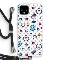 8-bit N°9: Pixel 4 Transparant Hoesje met koord