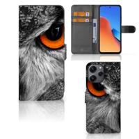 Xiaomi Redmi 12 | Telefoonhoesje | Met pasjeshouder | Uil