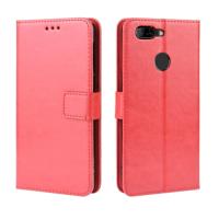 Retro Crazy Horse textuur horizontale Flip lederen draagtas voor Lenovo K5S met houder & kaartsleuven & fotolijstjes (rood)